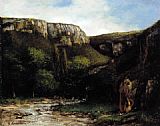 Gustave Courbet Wall Art - The Gorge